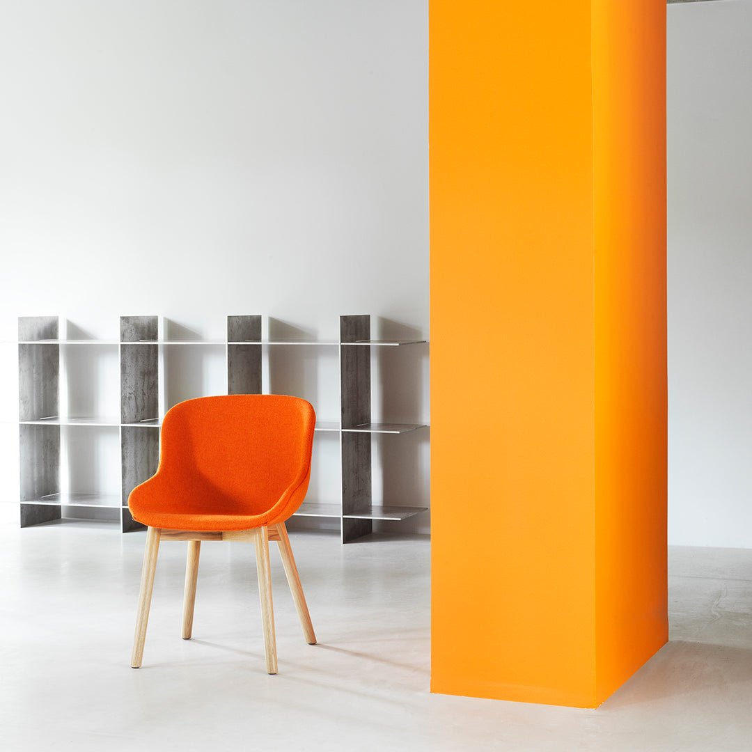 Normann Copenhagen Hyg Side Chair - Wood Base, Fully Upholstered