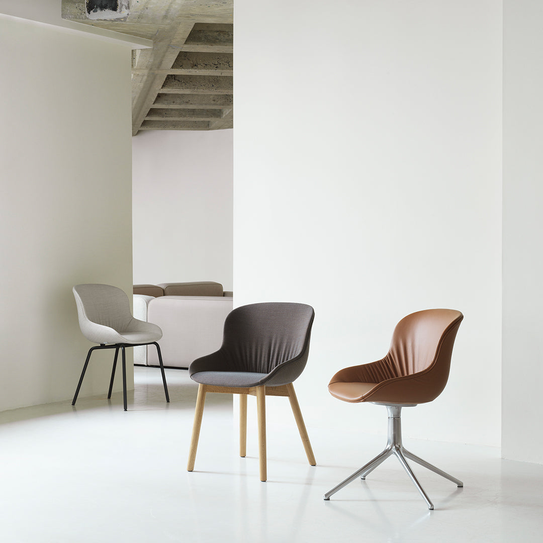 Normann Copenhagen Hyg Comfort Chair - Full Upholstery Wooden Legs