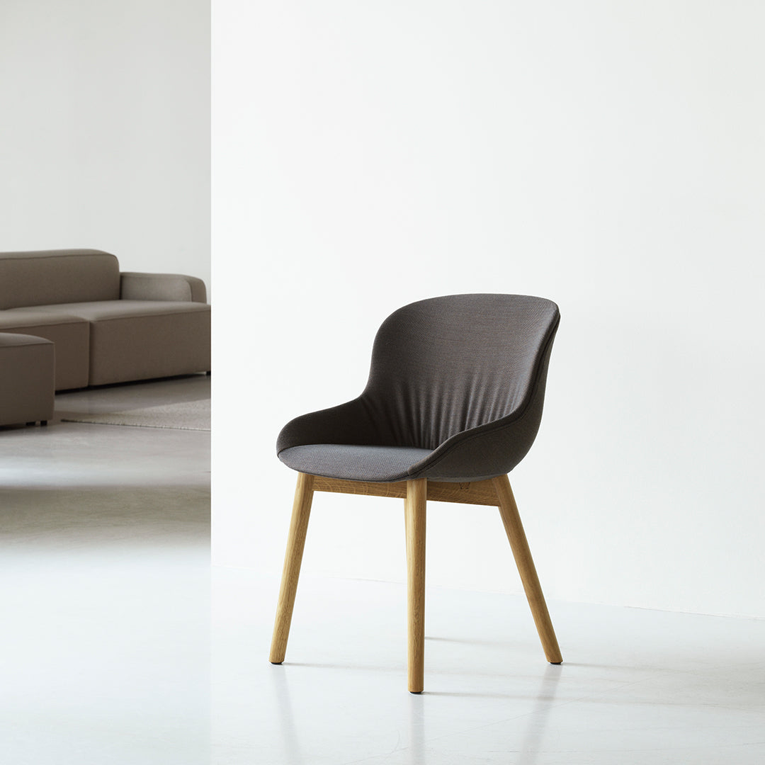 Normann Copenhagen Hyg Comfort Chair - Full Upholstery Wooden Legs