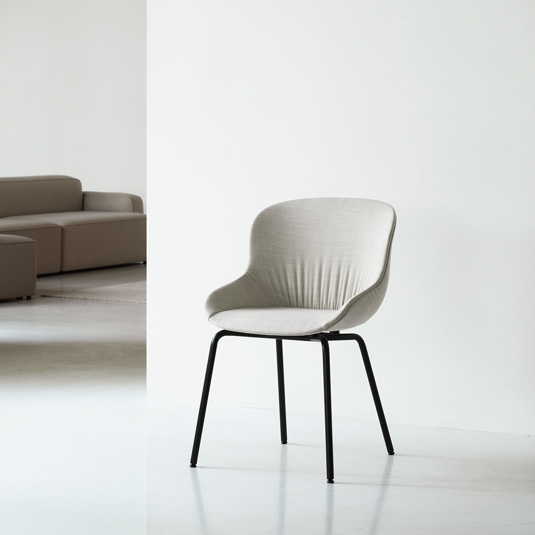 Normann Copenhagen Hyg Comfort Chair - Full Upholstery Steel Legs