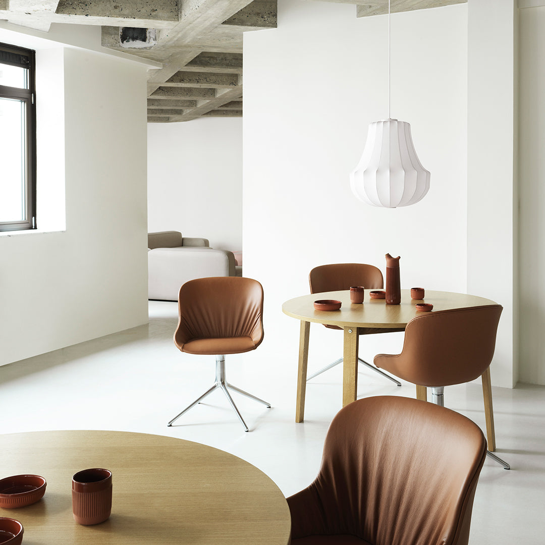 Normann Copenhagen Hyg Comfort Chair - Full Upholstery Wooden Legs