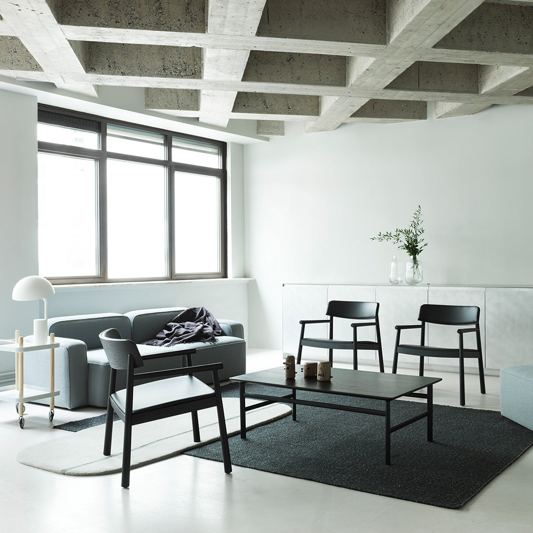 Normann Copenhagen Timb Lounge Armchair - Front Upholstered