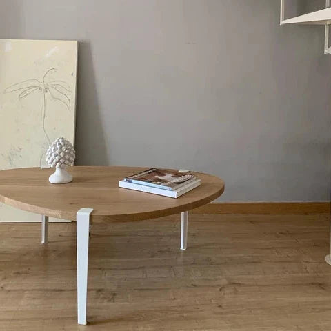 TIPTOE GALET coffee table – solid oak