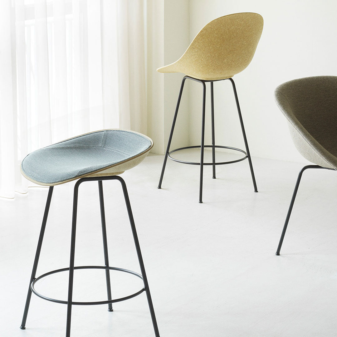 Normann Copenhagen Mat Bar Stool - Fully Upholstered