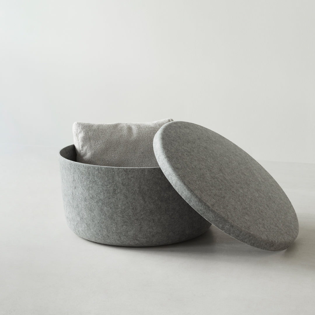 Normann Copenhagen Hide Storage Pouf