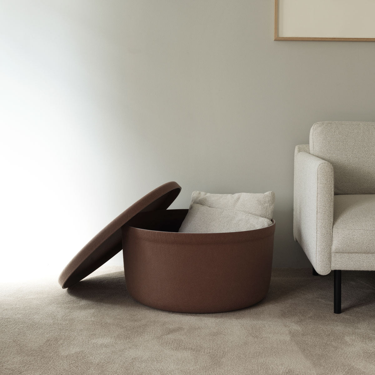 Normann Copenhagen Hide Storage Pouf