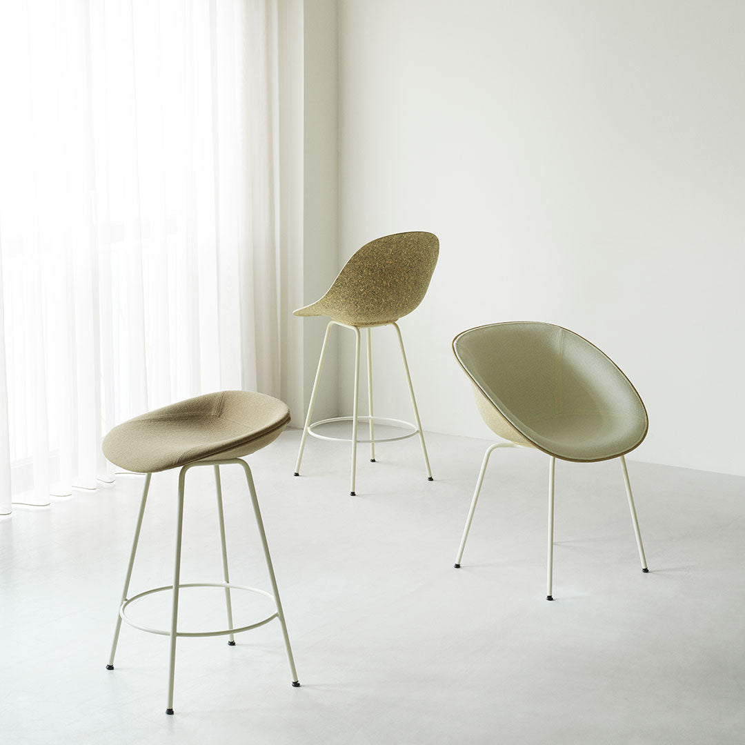 Normann Copenhagen Mat Counter Stool - Fully Upholstered