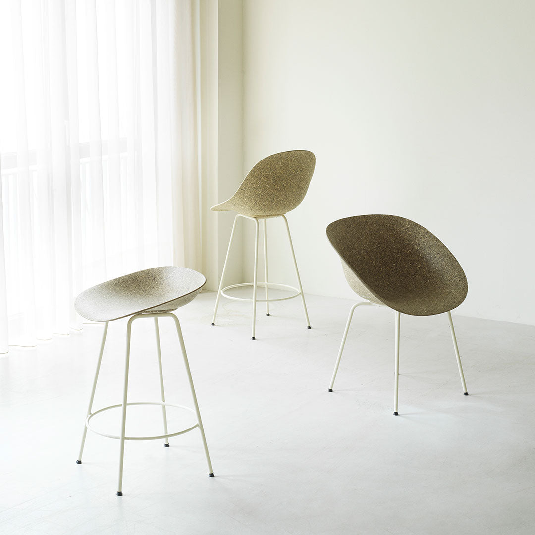 Normann Copenhagen Mat Bar Chair w/ Arms- Fully Upholstered