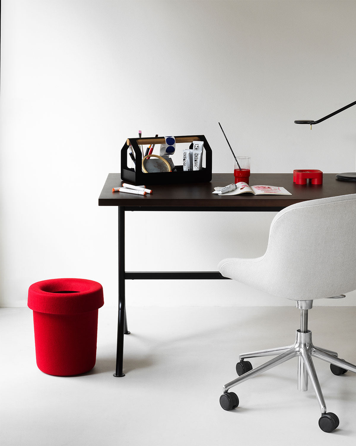 Normann Copenhagen Hide Office Bin