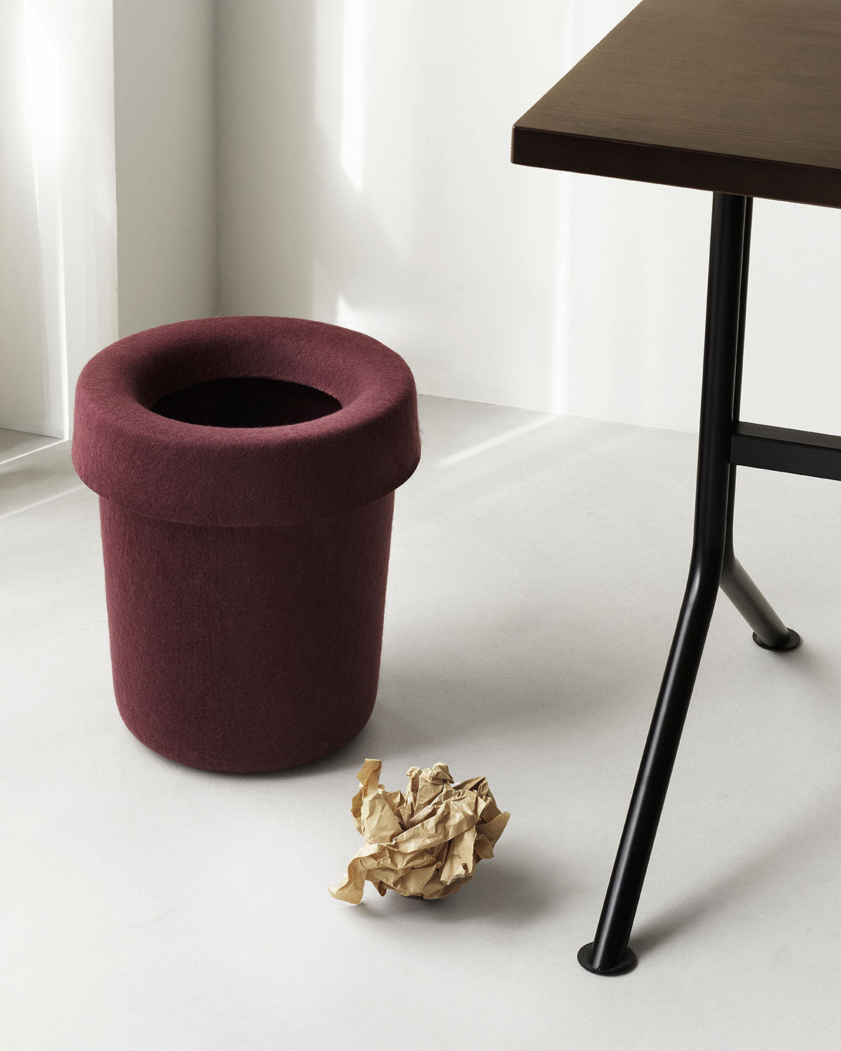 Normann Copenhagen Hide Office Bin