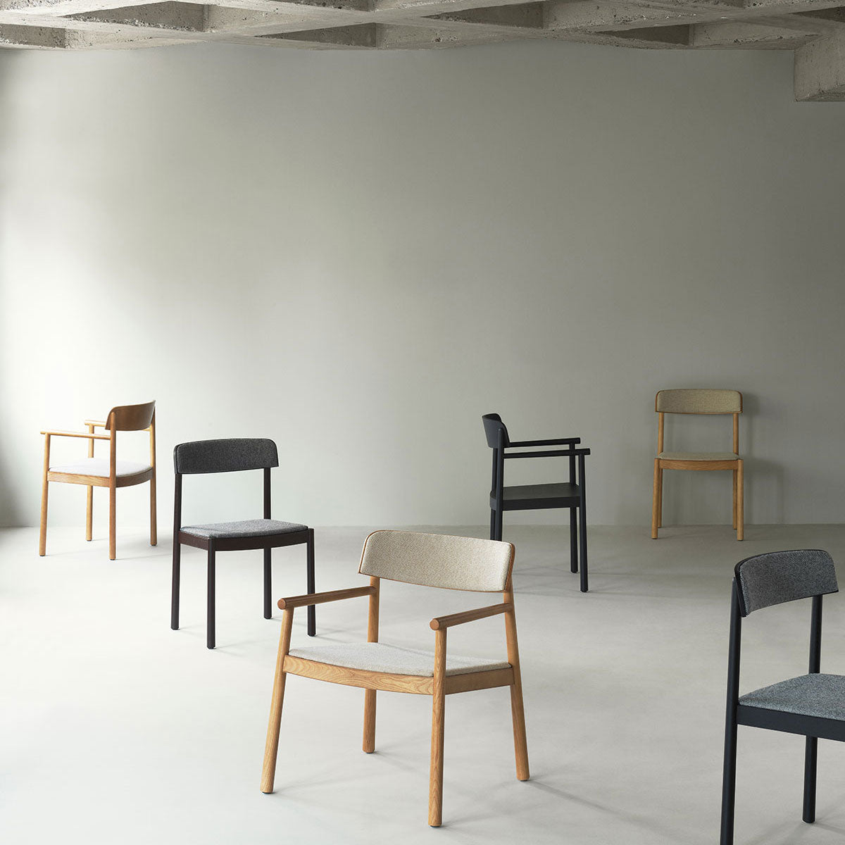 Normann Copenhagen Timb Lounge Armchair - Front Upholstered