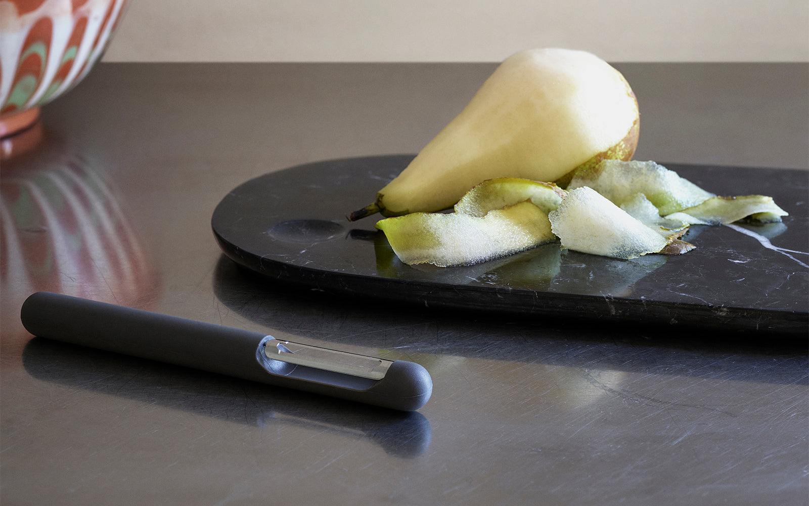 Normann Copenhagen Pebble Cheese Knife Black