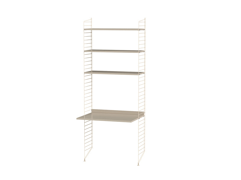 String Furniture Kids Room Bundle C C in Beige shelves and beige panels