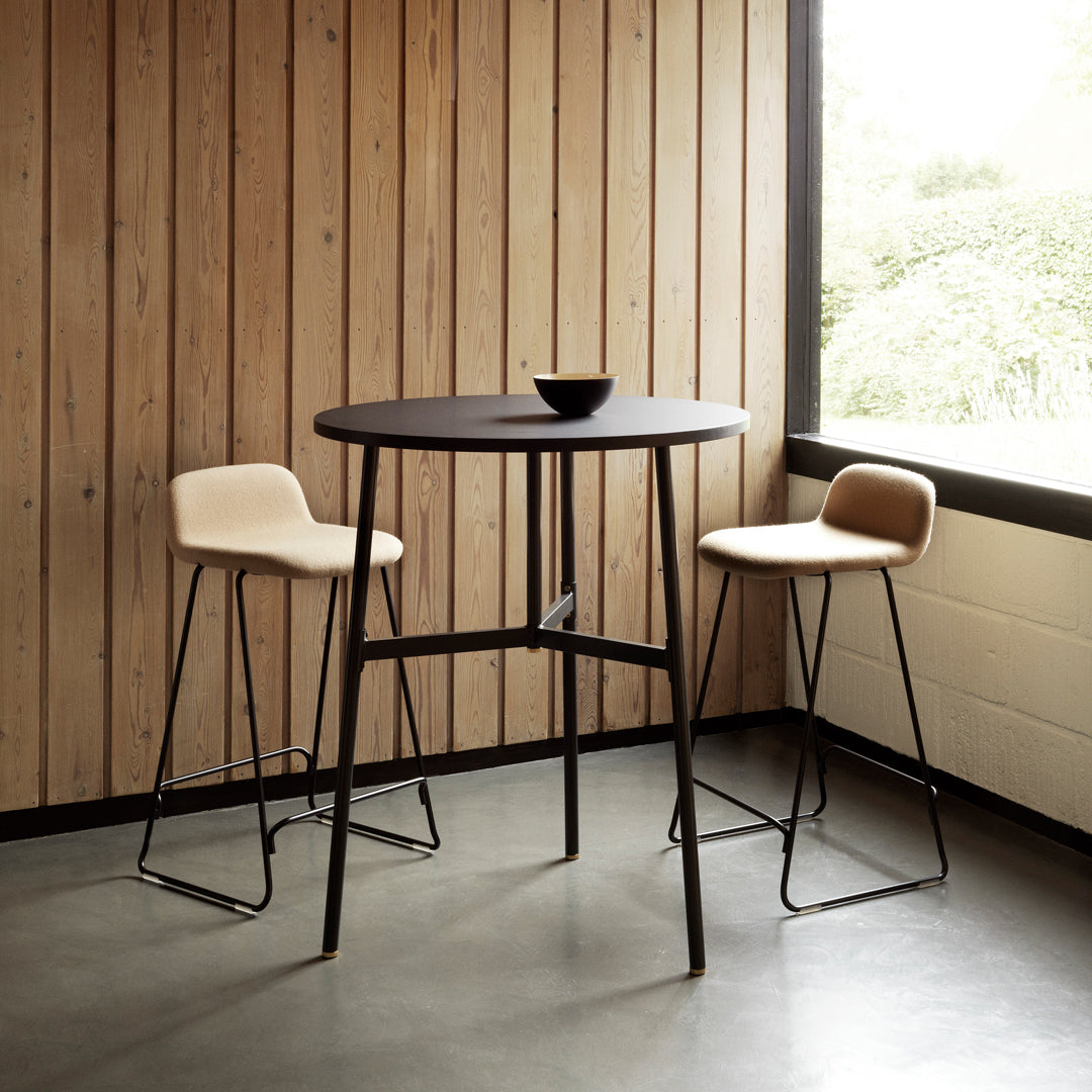Normann Copenhagen Just Counter Stool w/ Back - Fully Upholstered