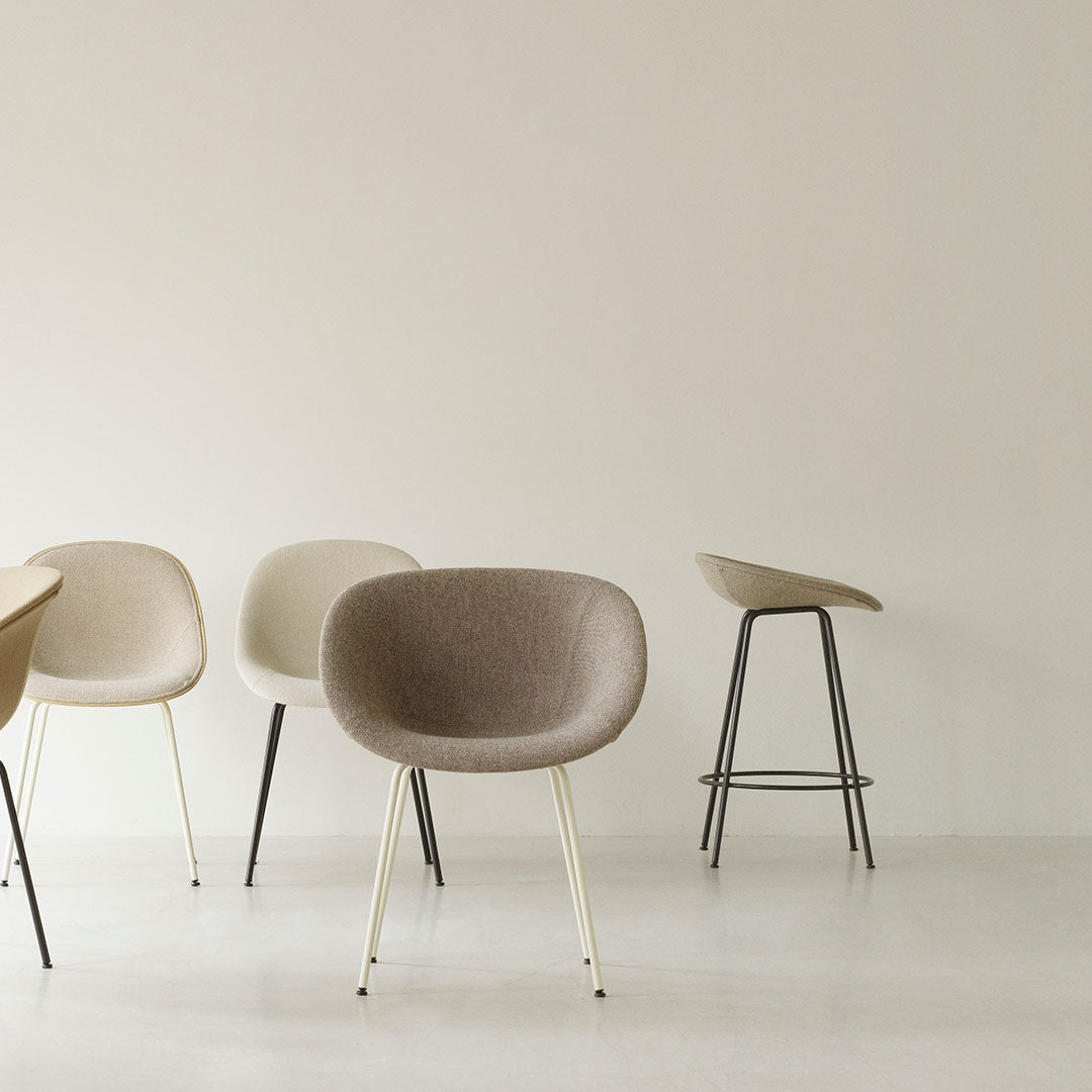 Normann Copenhagen Mat Bar Stool - Front Upholstered