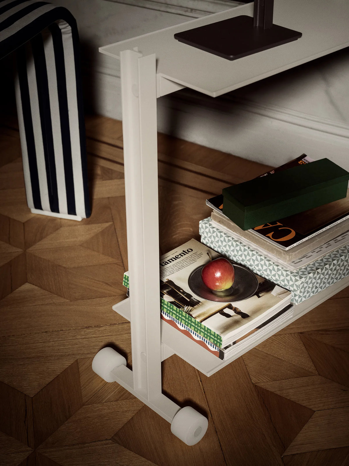 String Furniture Museum Trolley — styled room photograph; accessories not included