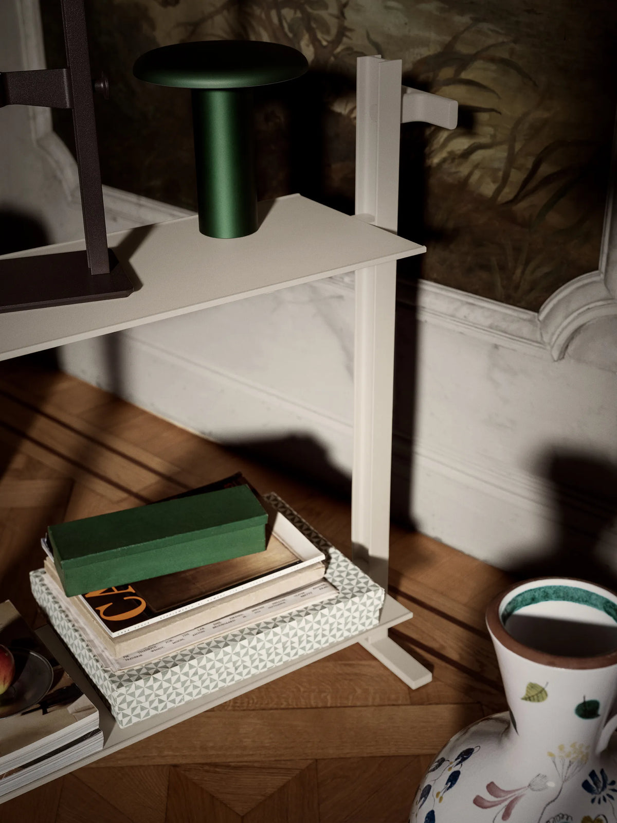String Furniture Museum Trolley — styled room photograph; accessories not included
