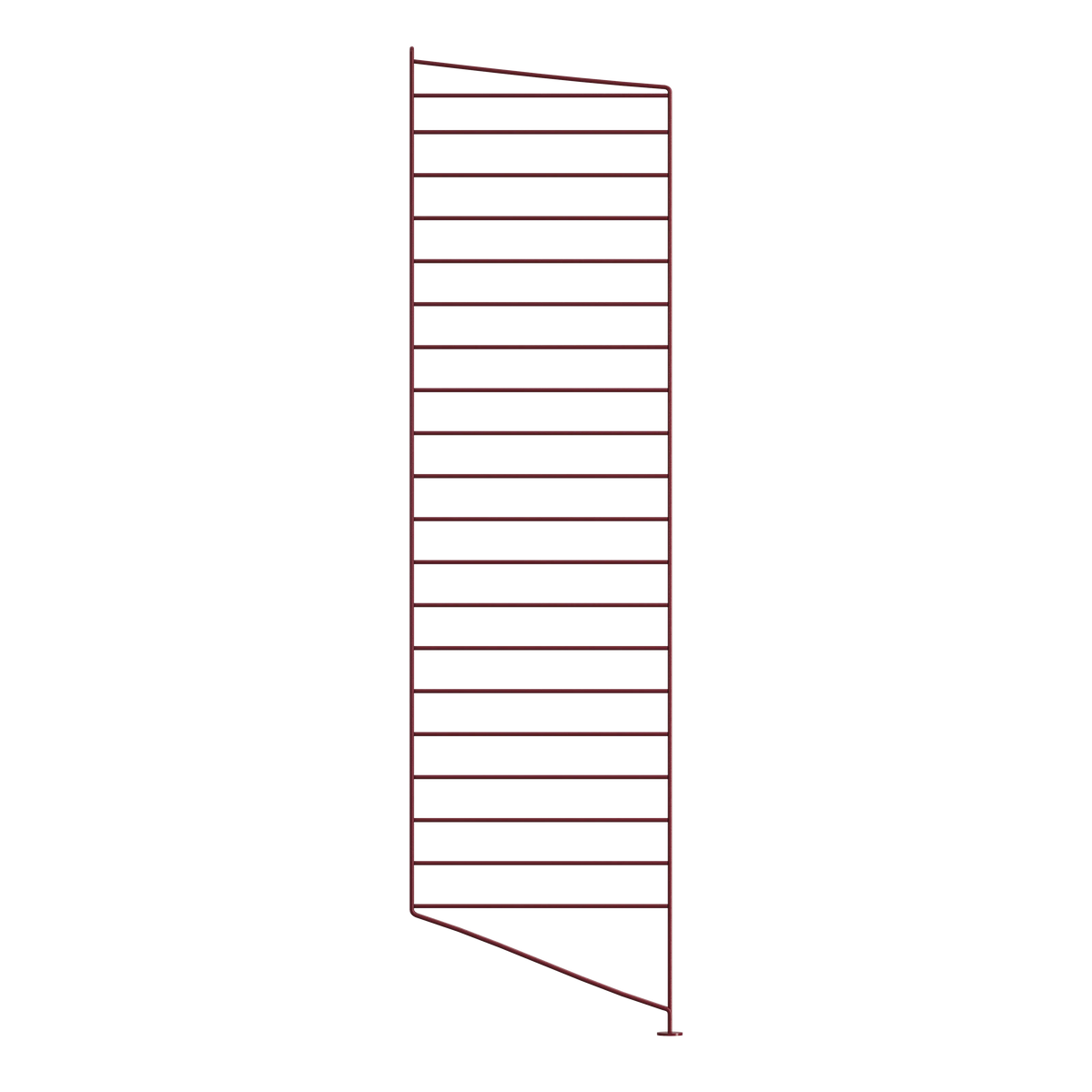 String Furniture Floor Panel h115 x d30 cm — Dark red