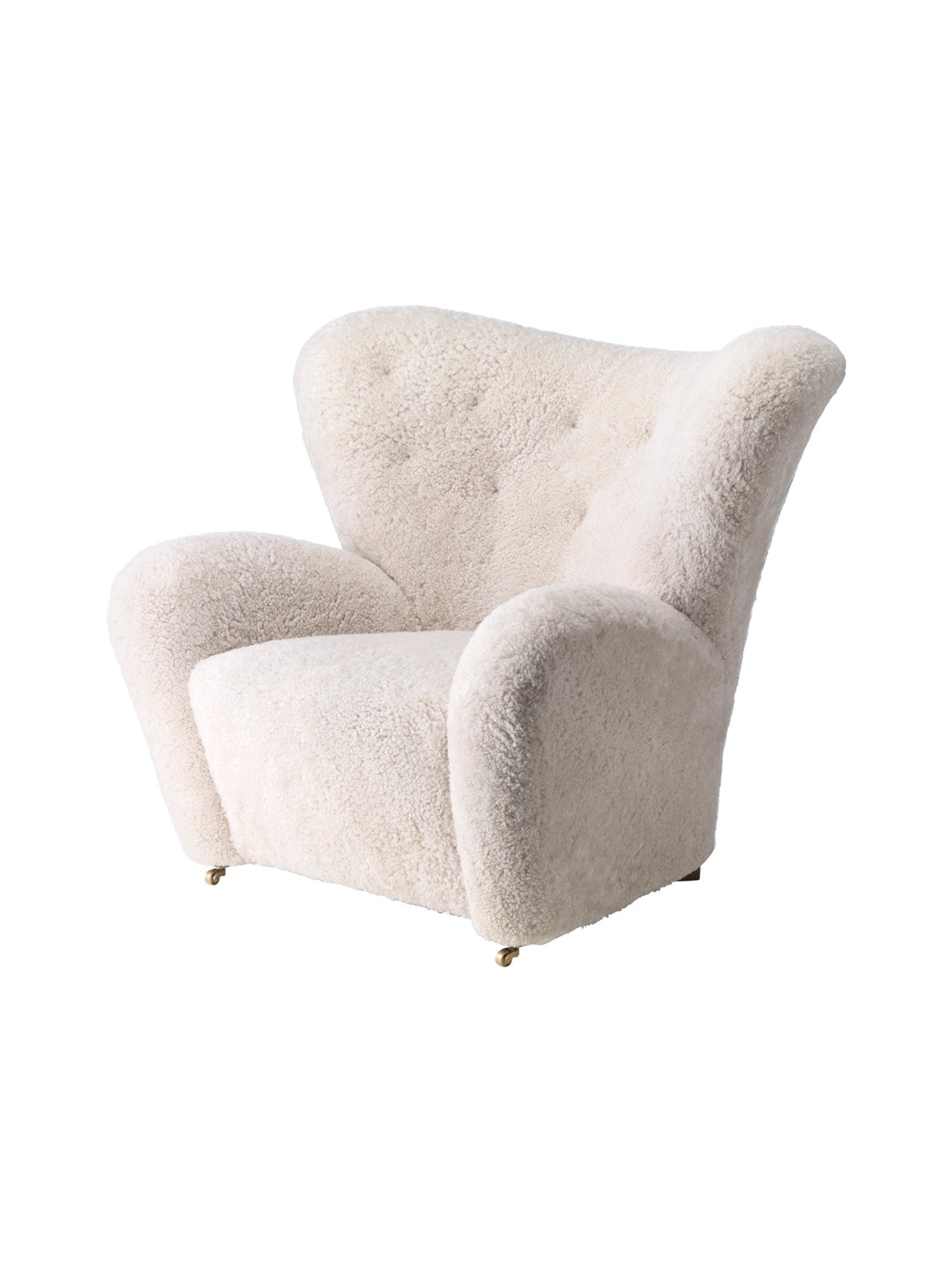 Audo The Tired Man Lounge Chair, Sheepskin