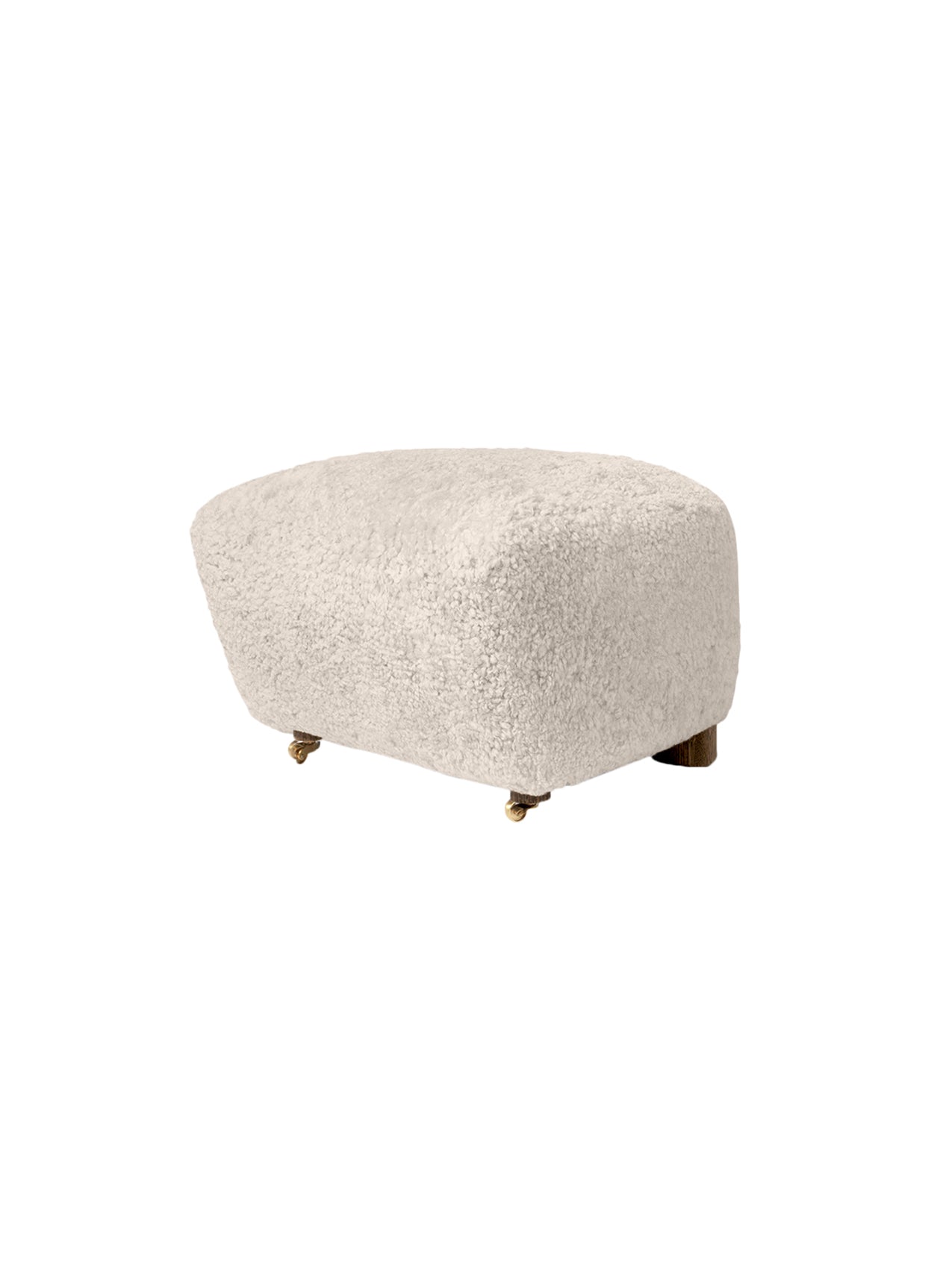 Audo Tired Man Ottoman, Sheepskin