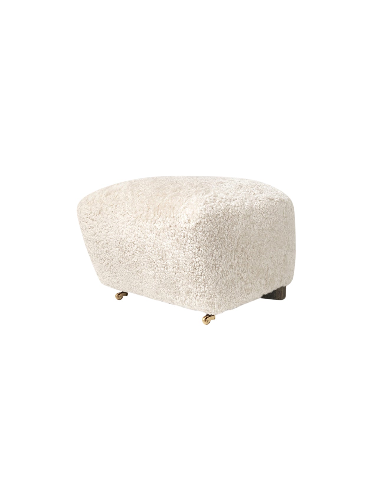 Audo Tired Man Ottoman, Sheepskin