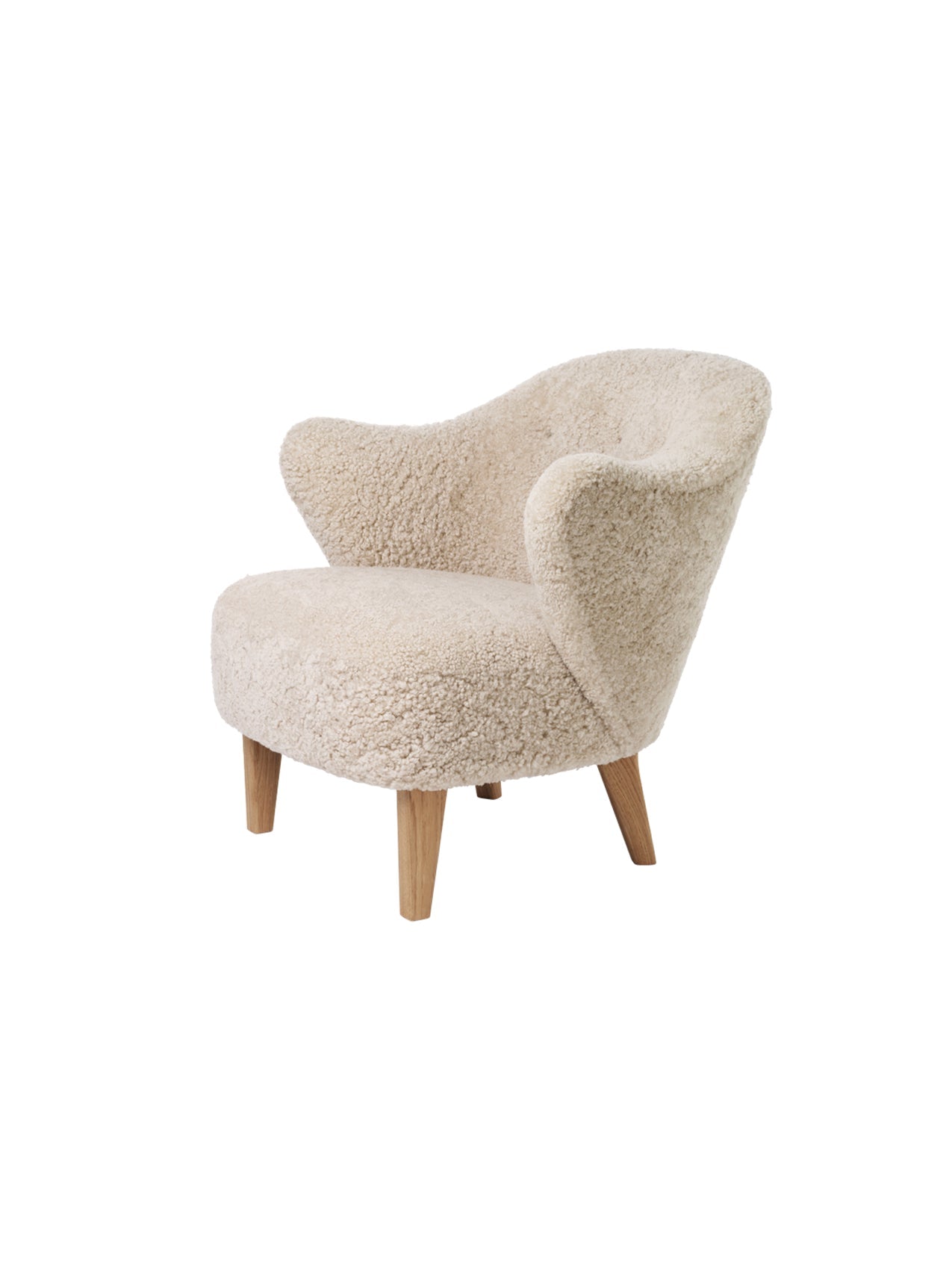 Audo Ingeborg Lounge Chair, Sheepskin