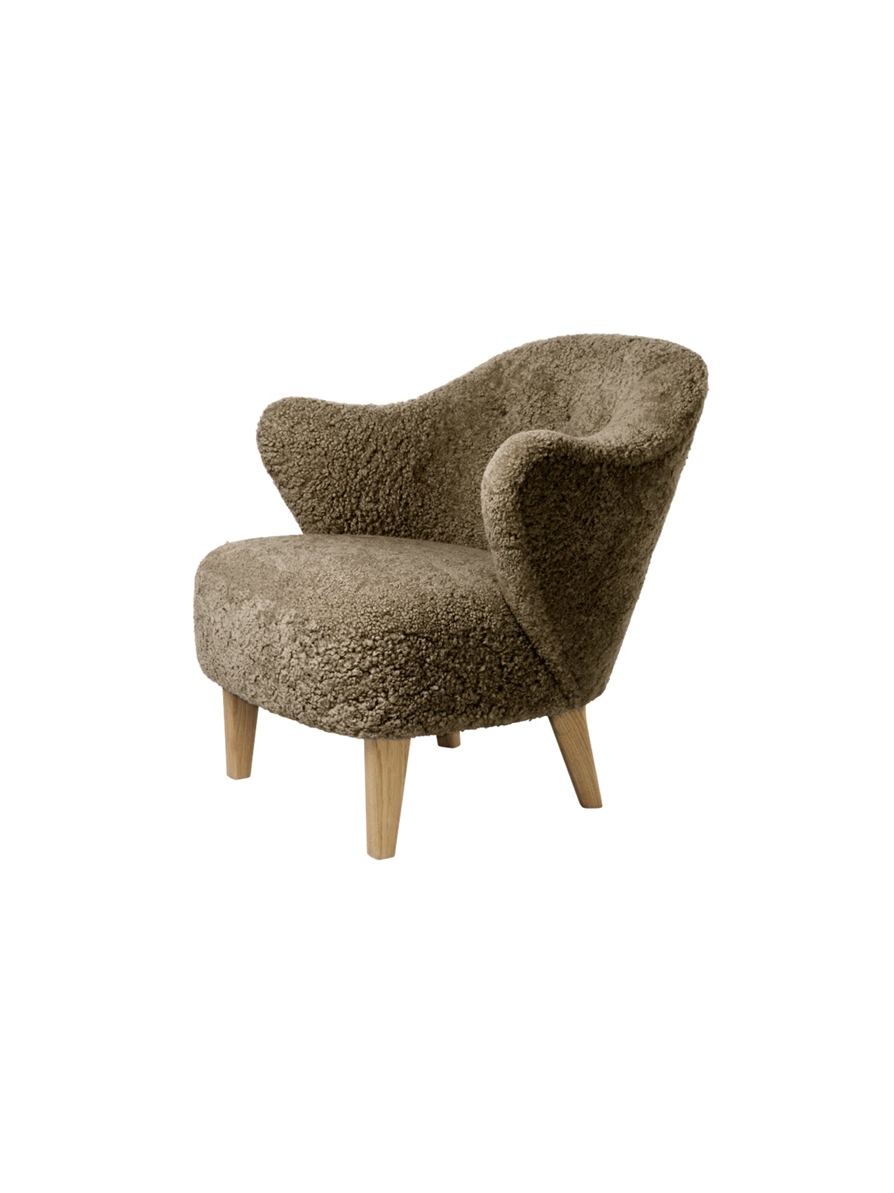 Audo Ingeborg Lounge Chair, Sheepskin