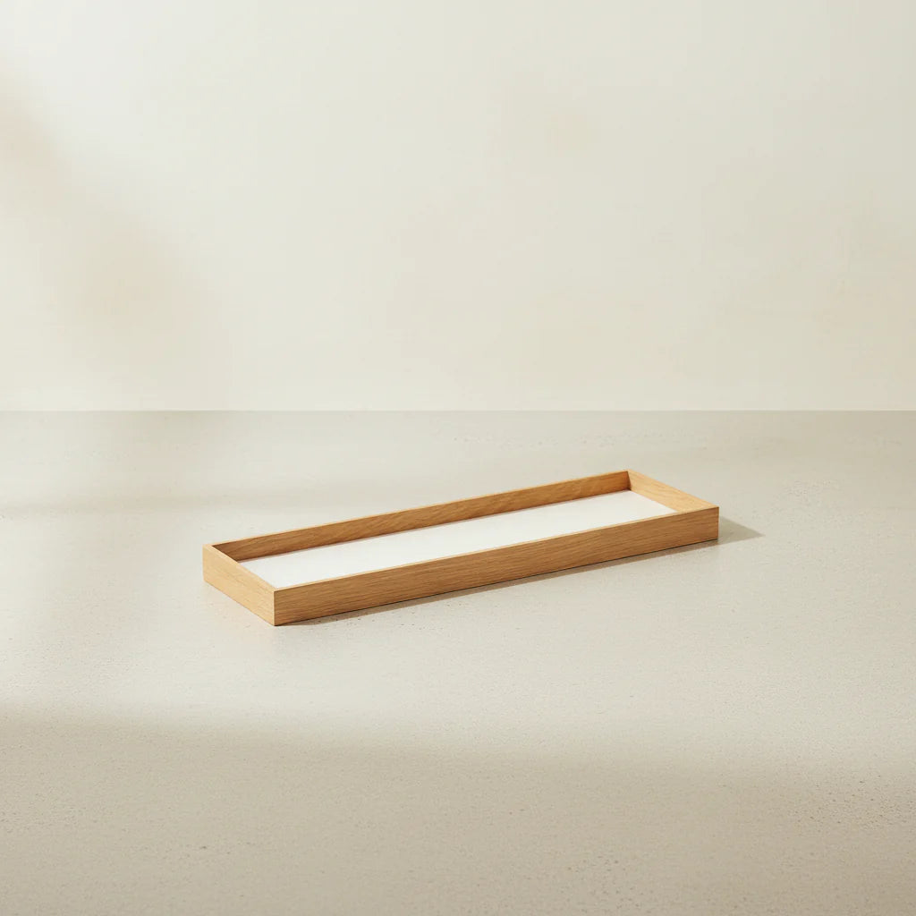 Gejst Frame tray small, oak/beige