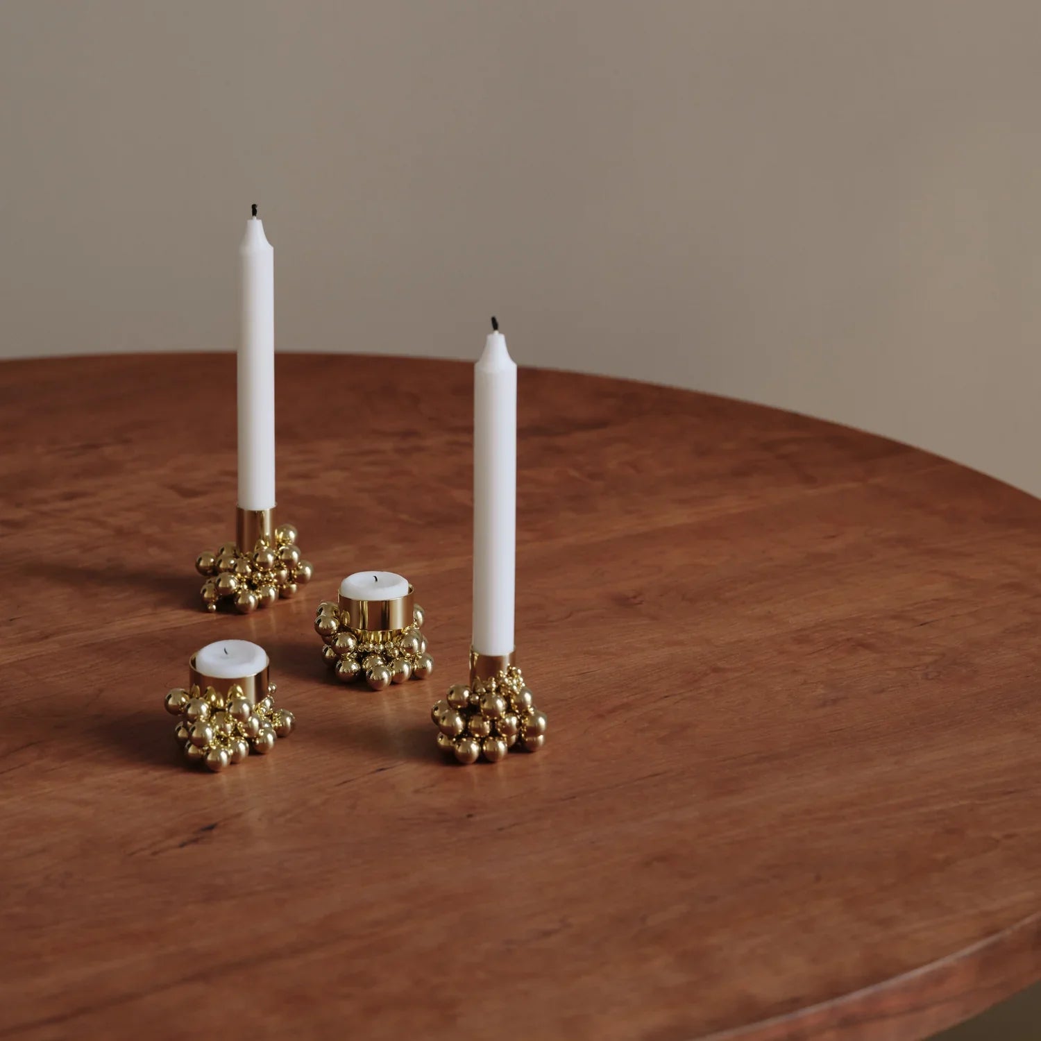 Gejst Molekyl tealight, brass