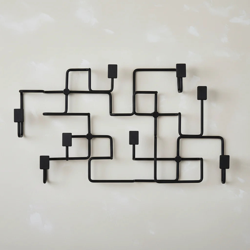 Gejst Underground coat rack black oak/black