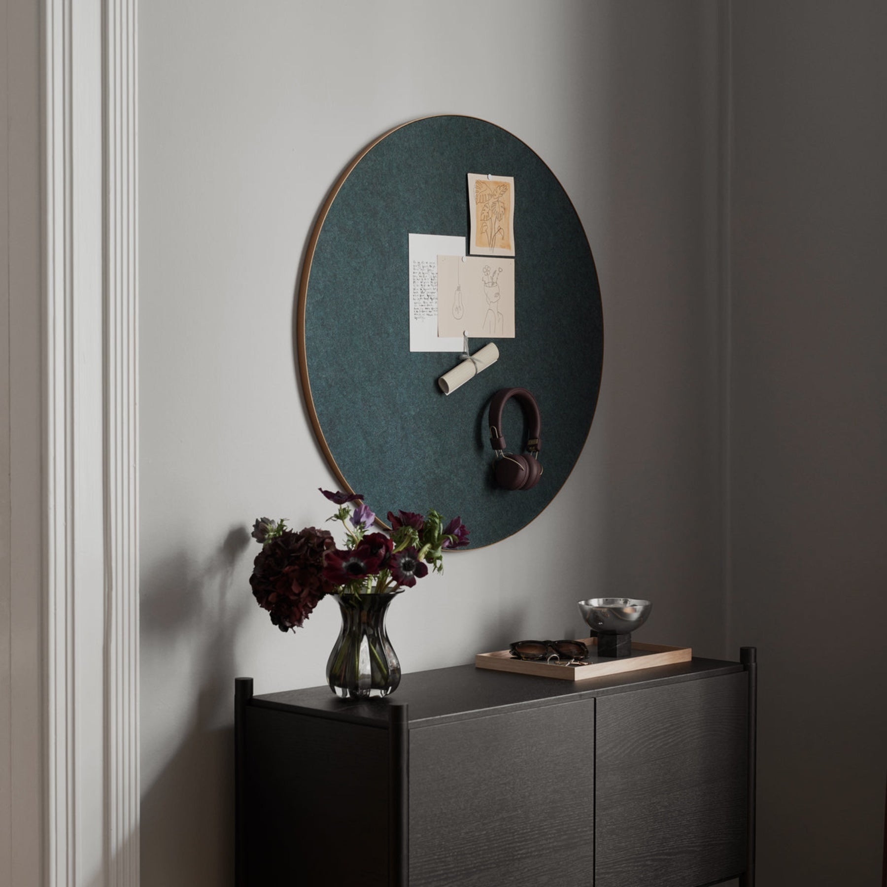 Gejst Retell pinboard - green brass