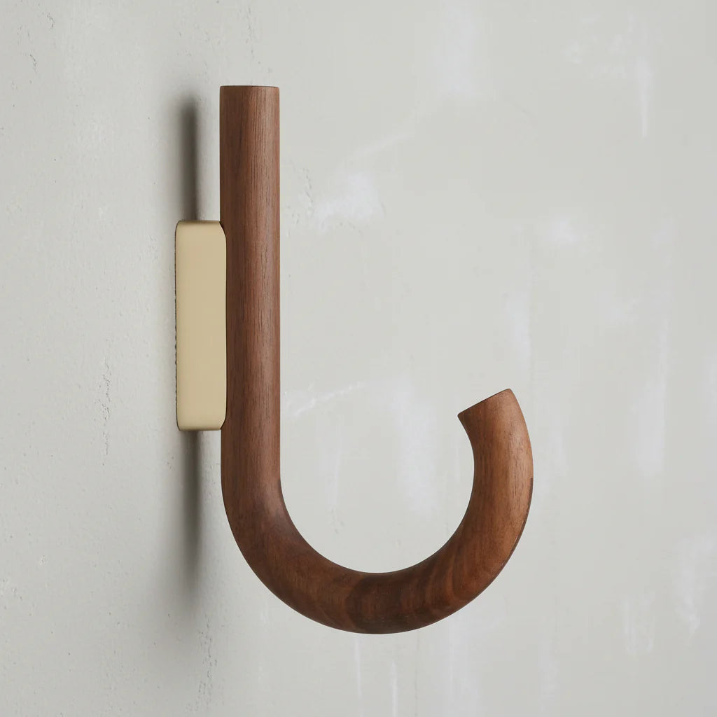 Gejst Hook Big, walnut-brass