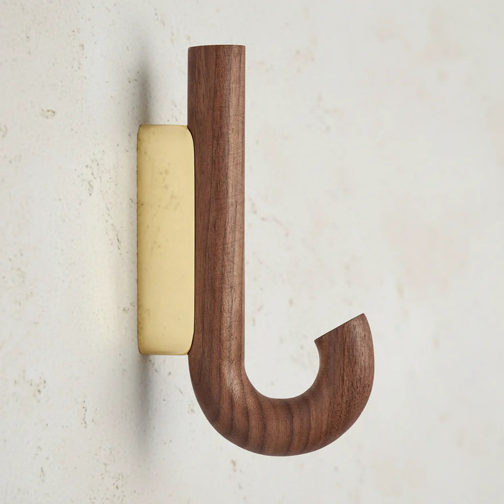 Gejst Hook Mini, walnut-brass