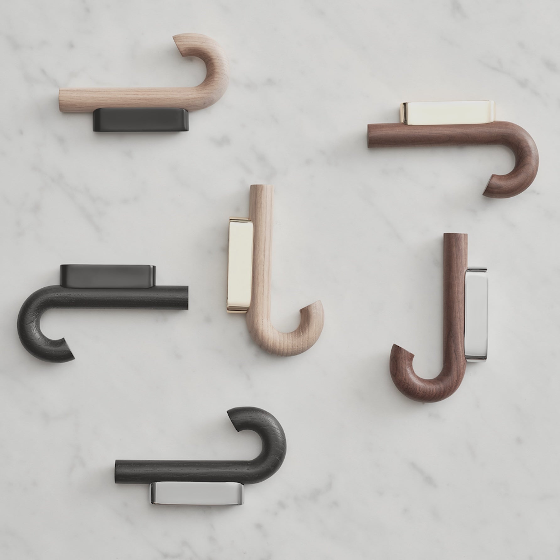 Gejst Hook Mini, walnut-brass