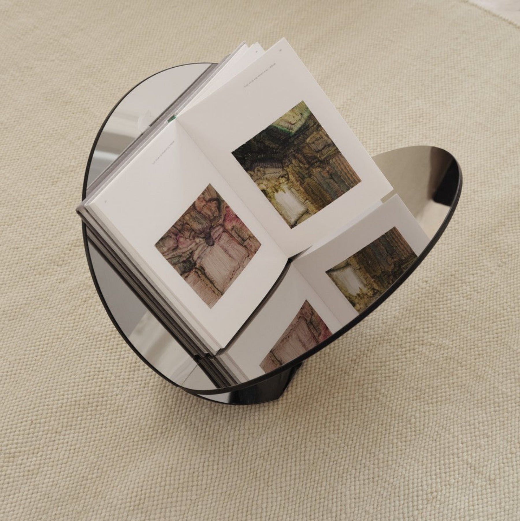 Gejst Silia Magazine Holder, Stainless Steel