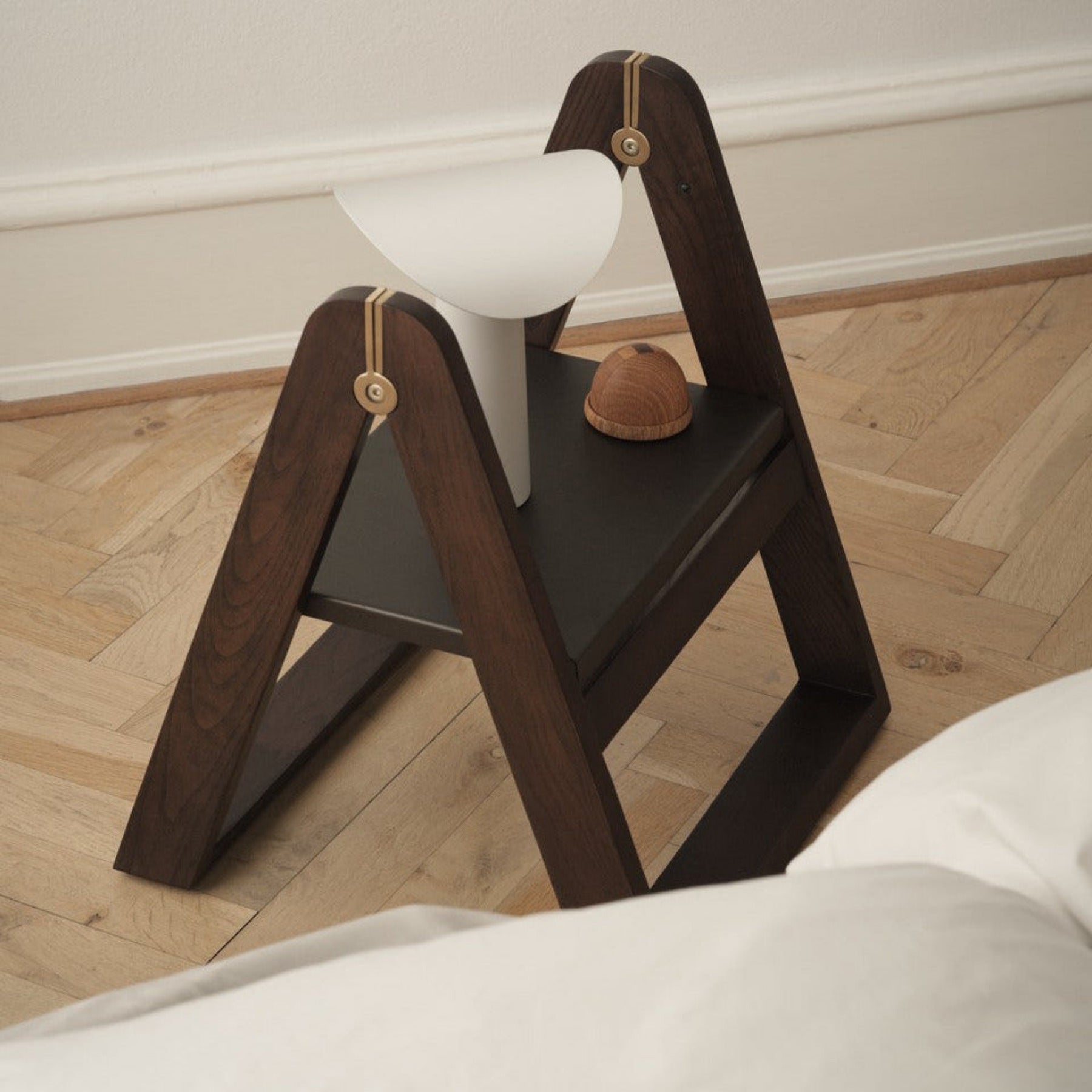 Gejst Reech Step Stool, Dark Ash