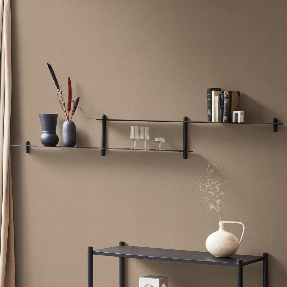 Gejst Nivo Shelf Small H - black ash/black