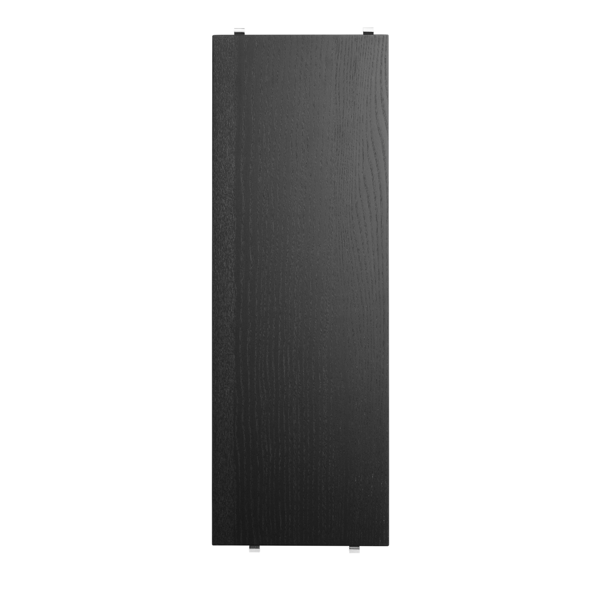 Shelf w58 x d20 cm in Black stained ash by String Furniture