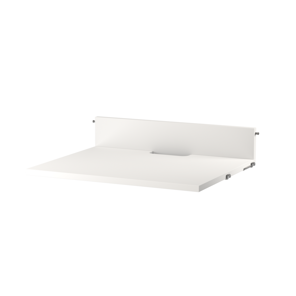 Media Shelf w58 x d47 cm in White by String Furniture