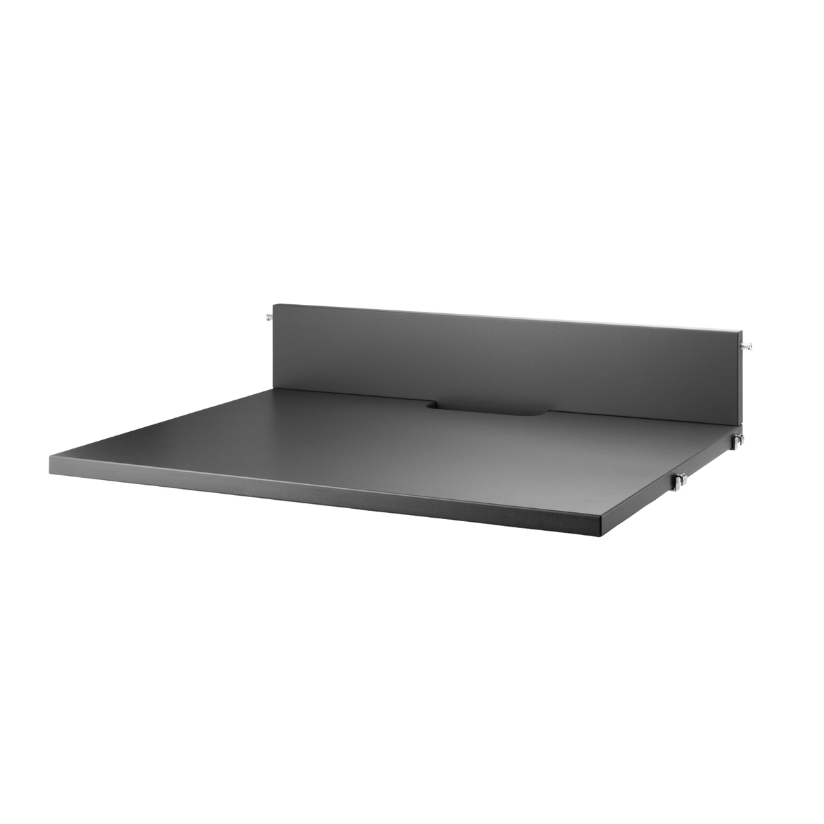 Media Shelf w58 x d47 cm in Anthracite by String Furniture