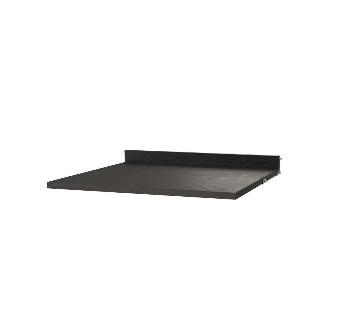 Work Desk w58 x d58 cm in Black stained ash by String Furniture