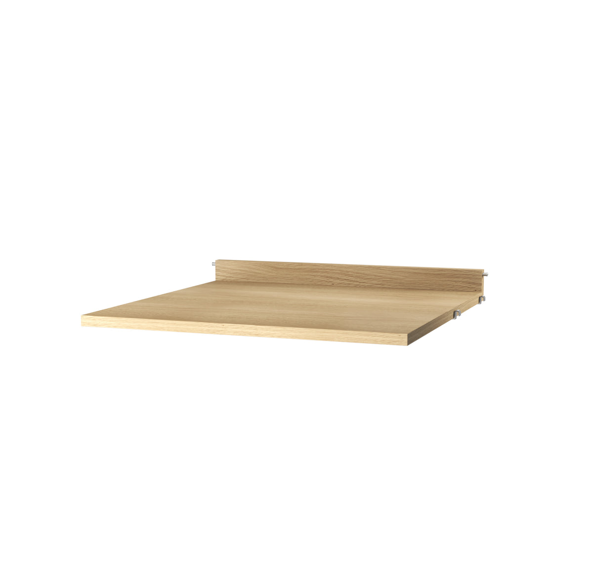 Work Desk w58 x d58 cm in Oak, room setting