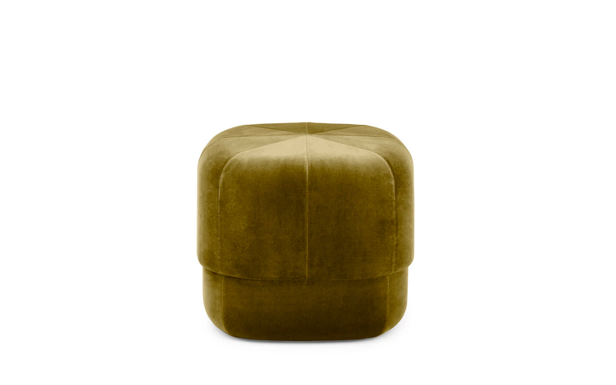 Normann Copenhagen Circus Pouf — Moss City Velvet / Small: 46cm L x 46cm D x 40cm H