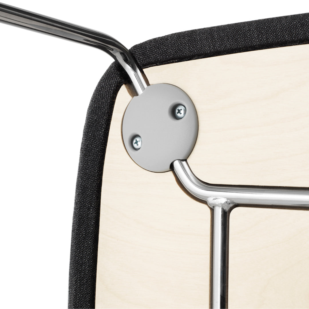 Normann Copenhagen Just Chair - Steel - Fully Upholstered - Stackable