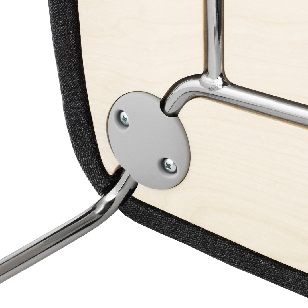 Normann Copenhagen Just Chair - Steel - Fully Upholstered - Stackable