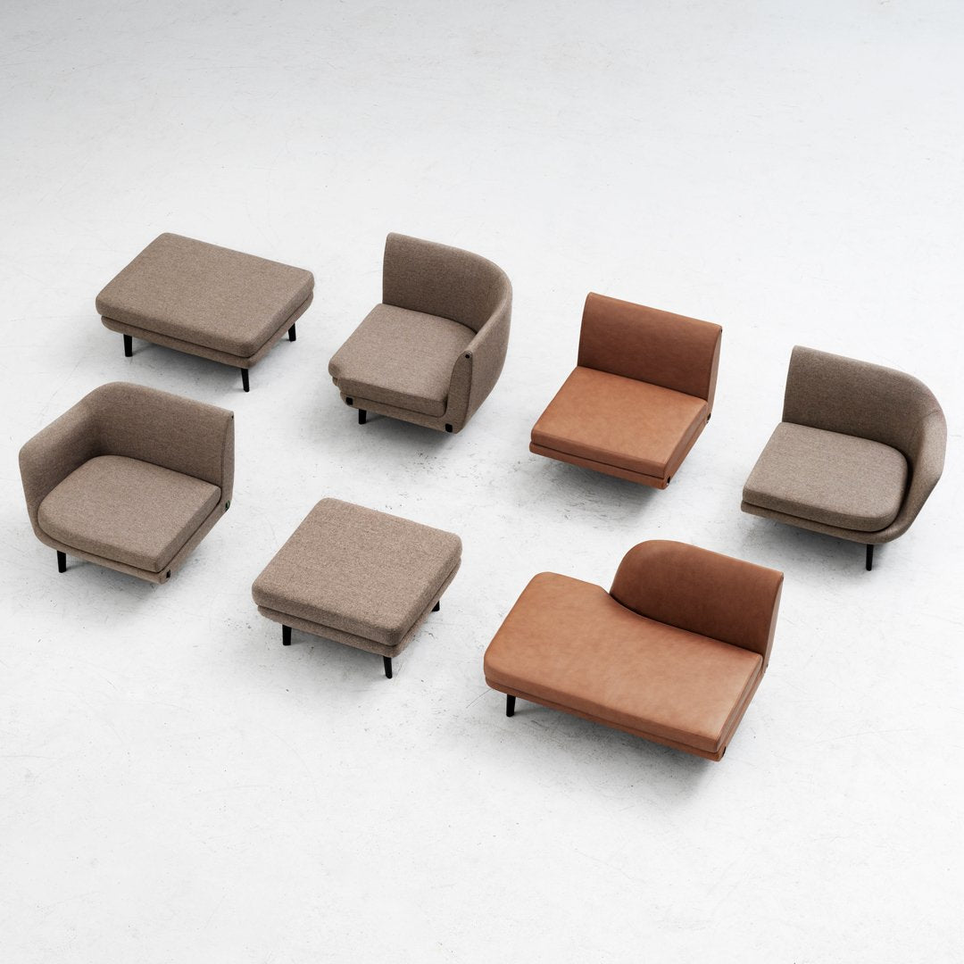 Normann Copenhagen Sum Modular Sofa - Pouf
