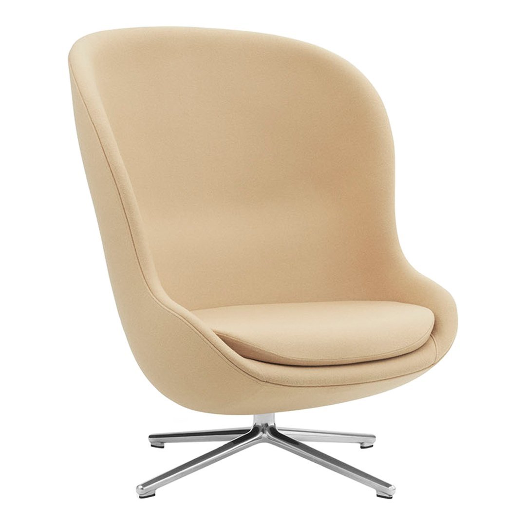 Normann Copenhagen Hyg Lounge Chair High - Swivel Base