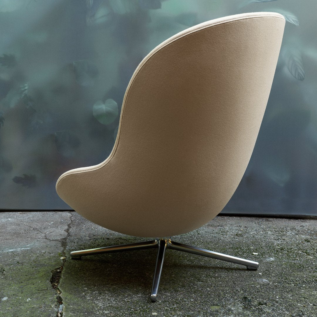 Normann Copenhagen Hyg Lounge Chair High - Swivel Base