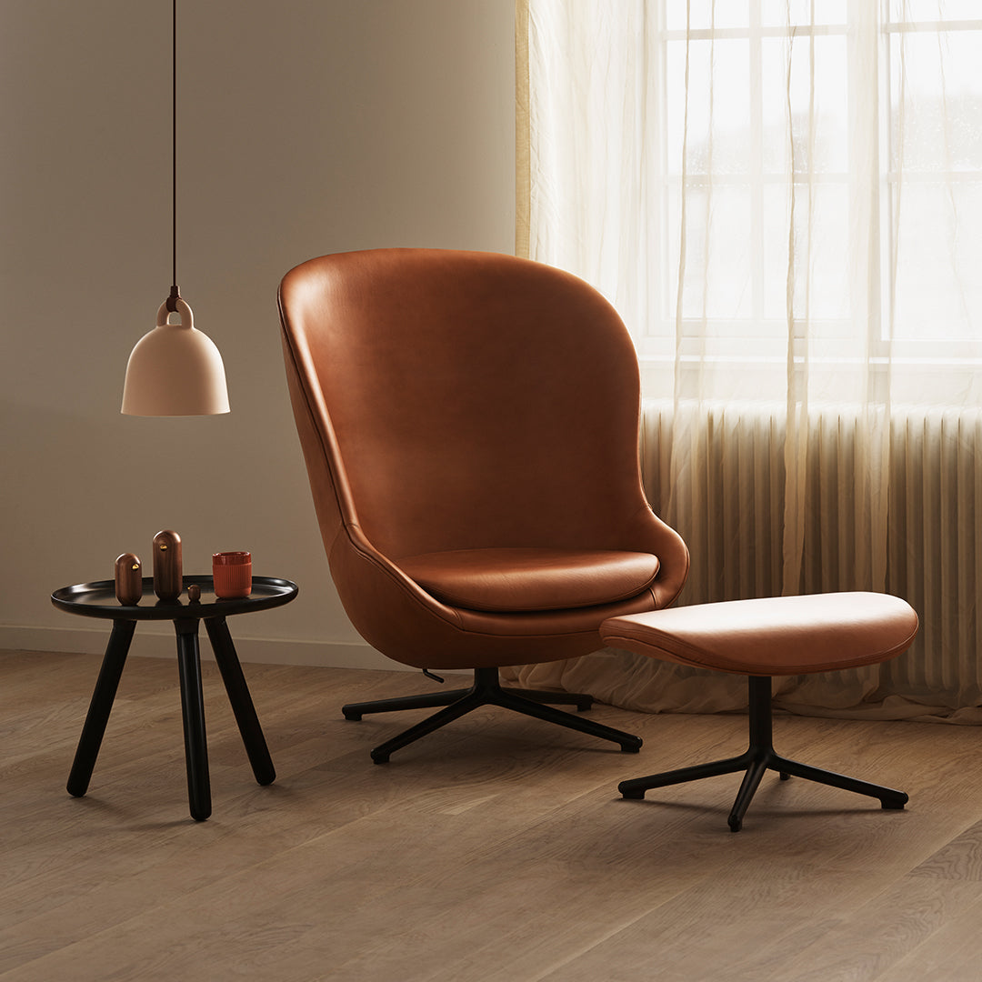 Normann Copenhagen Hyg Lounge Chair High - Swivel Base