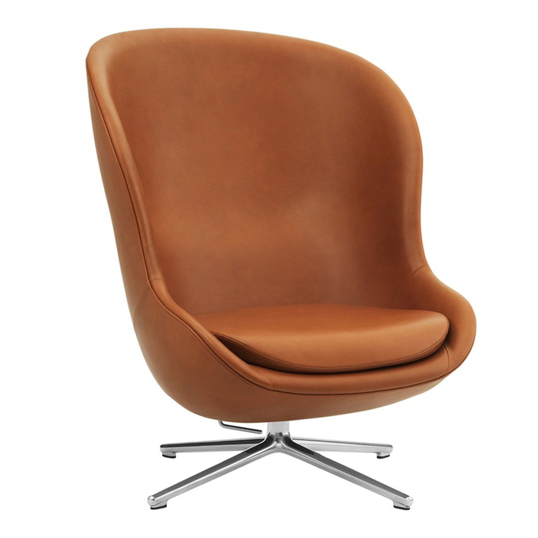 Normann Copenhagen Hyg Lounge Chair High - Swivel Base